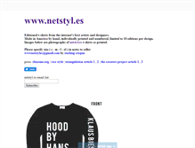 Tablet Screenshot of netstyl.es